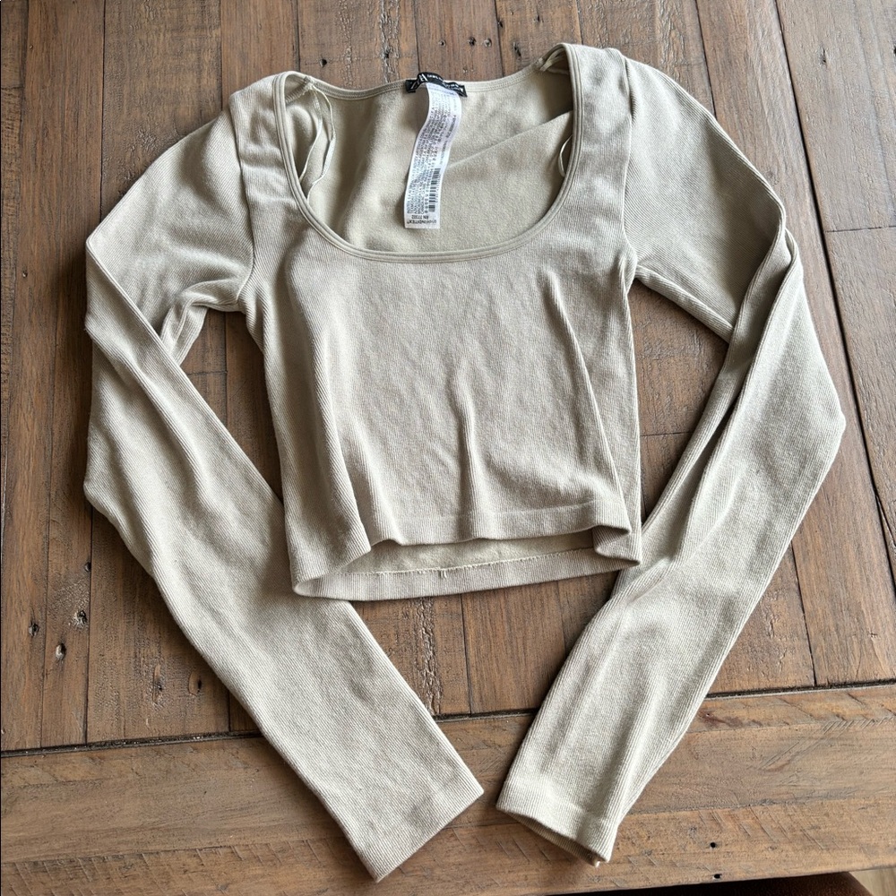 Zara cropped long sleeve